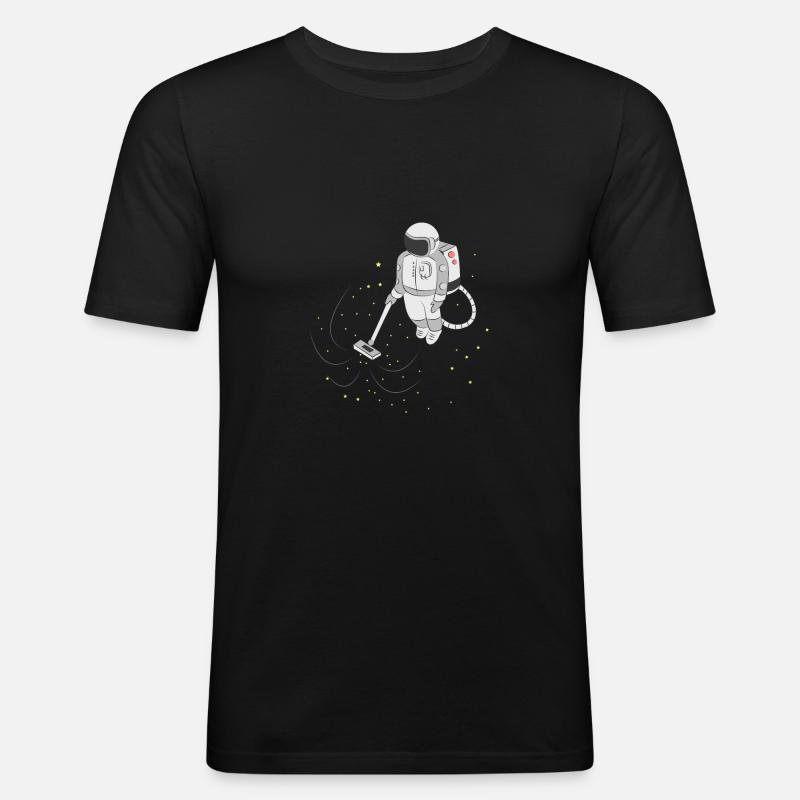 Astronaut Spaceman Space Space Shirt Gift - Men's Slim Fit T-Shirt - black