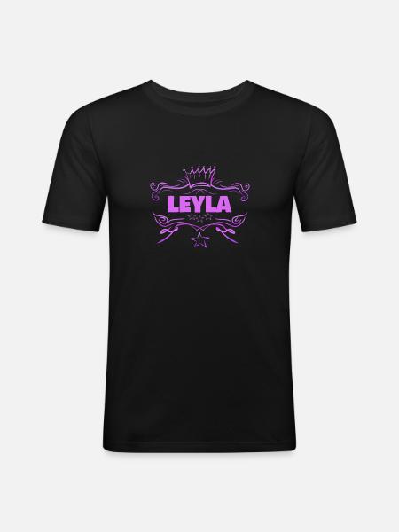Baby Leyla - Men's Slim Fit T-Shirt - black