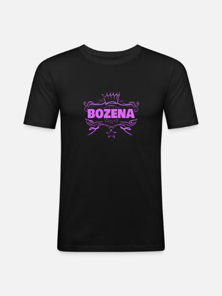 Bébé Bozena - T-shirt près du corps Homme - noir
