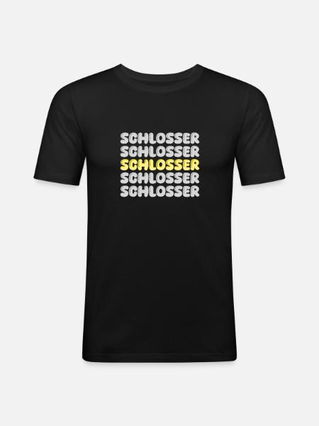 Gift for locksmith - Men's Slim Fit T-Shirt - black