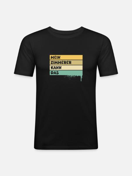 Carpenter - Men's Slim Fit T-Shirt - black