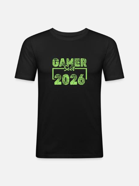 Freak 2026 - Männer Slim Fit T-Shirt - Schwarz