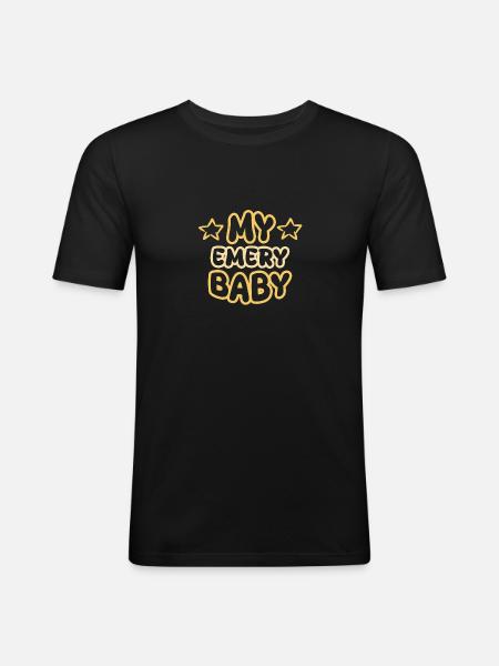 Birth Emery - Men's Slim Fit T-Shirt - black