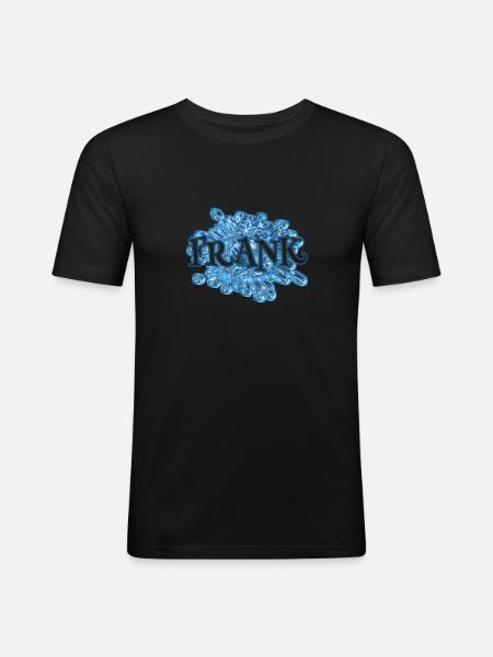 Gift for Frank - Men's Slim Fit T-Shirt - black