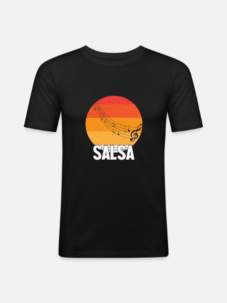Salsa Dancer Dancer - Men's Slim Fit T-Shirt - black