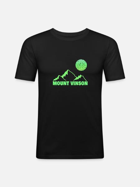 Vinson - Men's Slim Fit T-Shirt - black