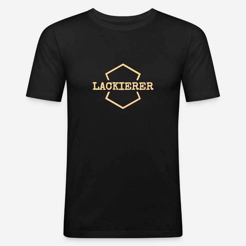 Gift for painter - Men's Slim Fit T-Shirt - black