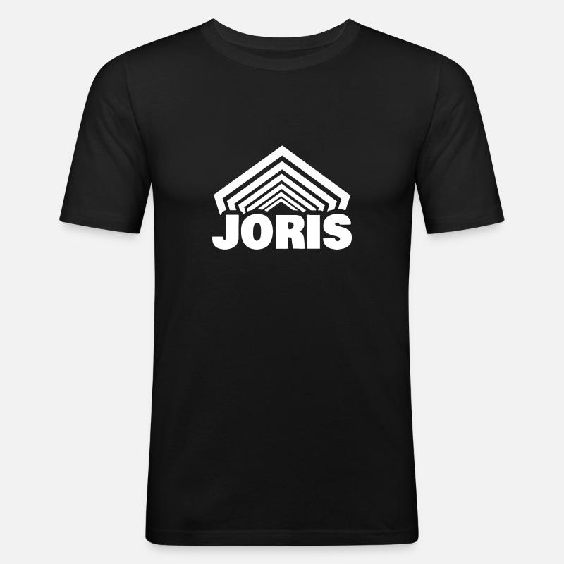 First name Joris - Men's Slim Fit T-Shirt - black