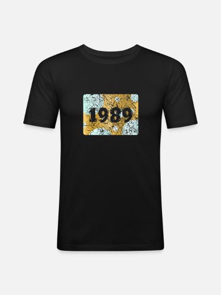 1989 1989 - Men's Slim Fit T-Shirt - black