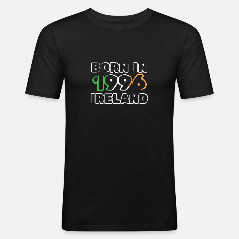 1996 - Männer Slim Fit T-Shirt - Schwarz