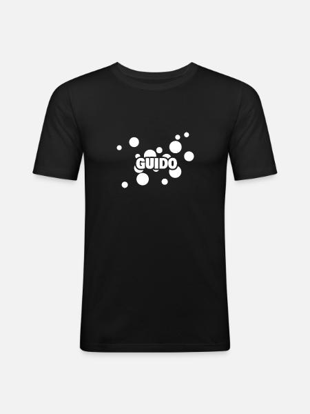 Gift for Guido - Men's Slim Fit T-Shirt - black