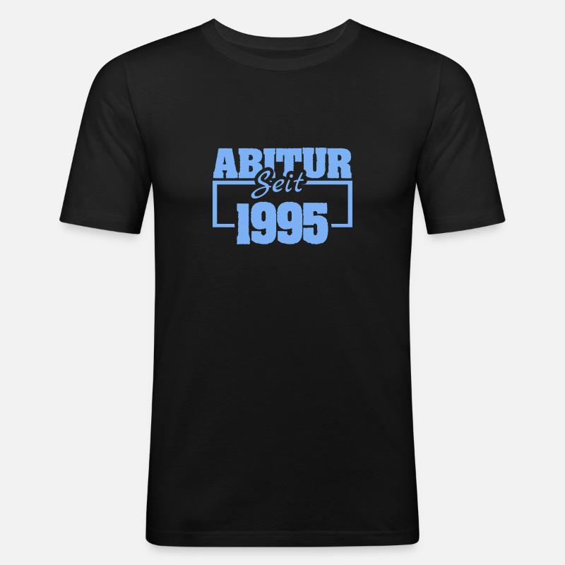 1995 - Männer Slim Fit T-Shirt - Schwarz