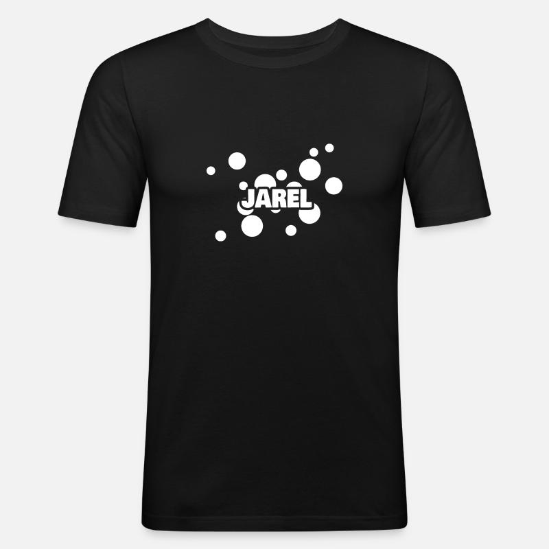 First name Jarel - Men's Slim Fit T-Shirt - black