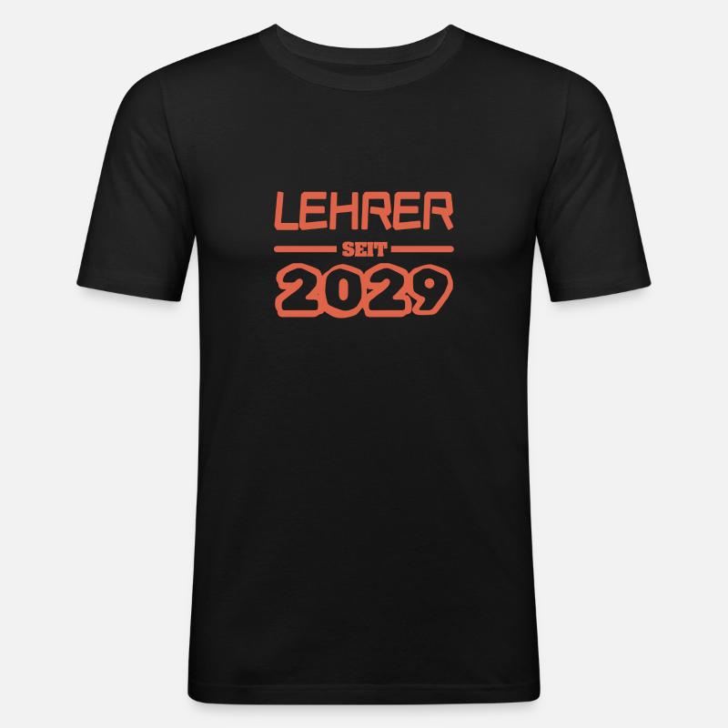 Lehrerin 2029 - Männer Slim Fit T-Shirt - Schwarz