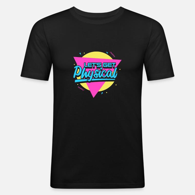 Rendons-nous physiques - T-shirt près du corps Homme - noir