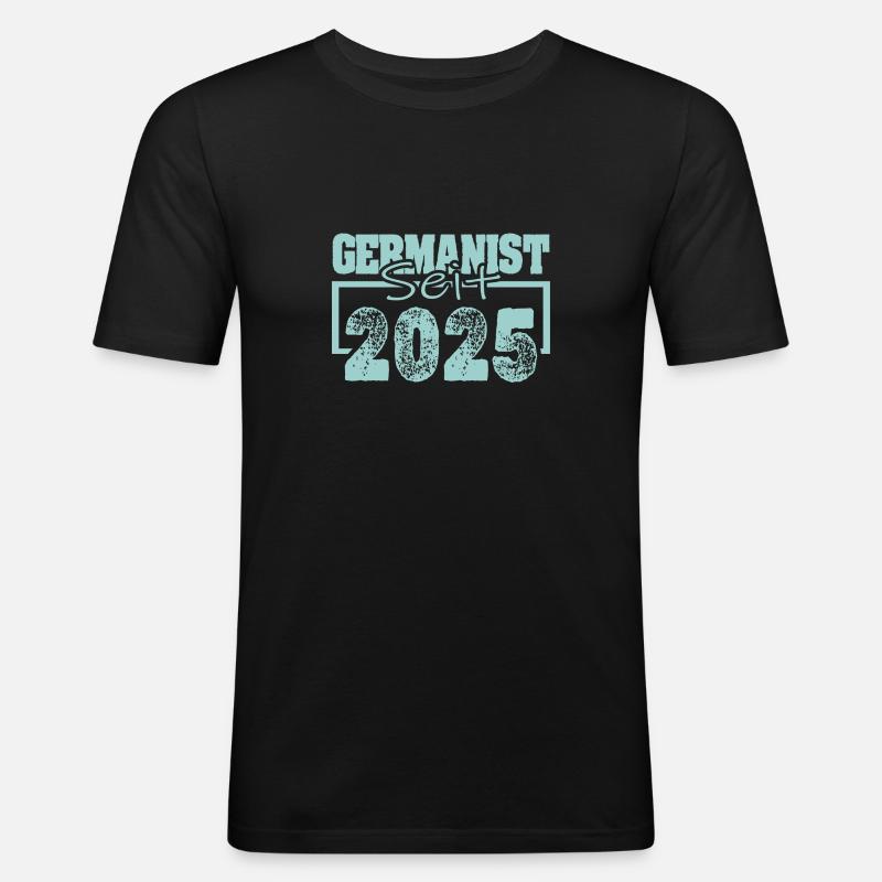 Berufung 2025 - Männer Slim Fit T-Shirt - Schwarz