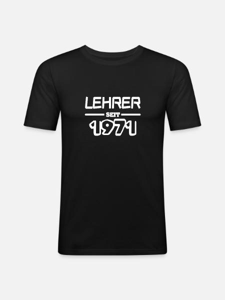 Teacher 1971 - Men's Slim Fit T-Shirt - black