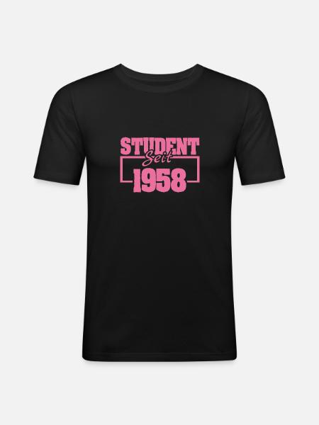 1958 - Men's Slim Fit T-Shirt - black