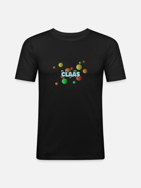 Claas Claas - Men's Slim Fit T-Shirt - black