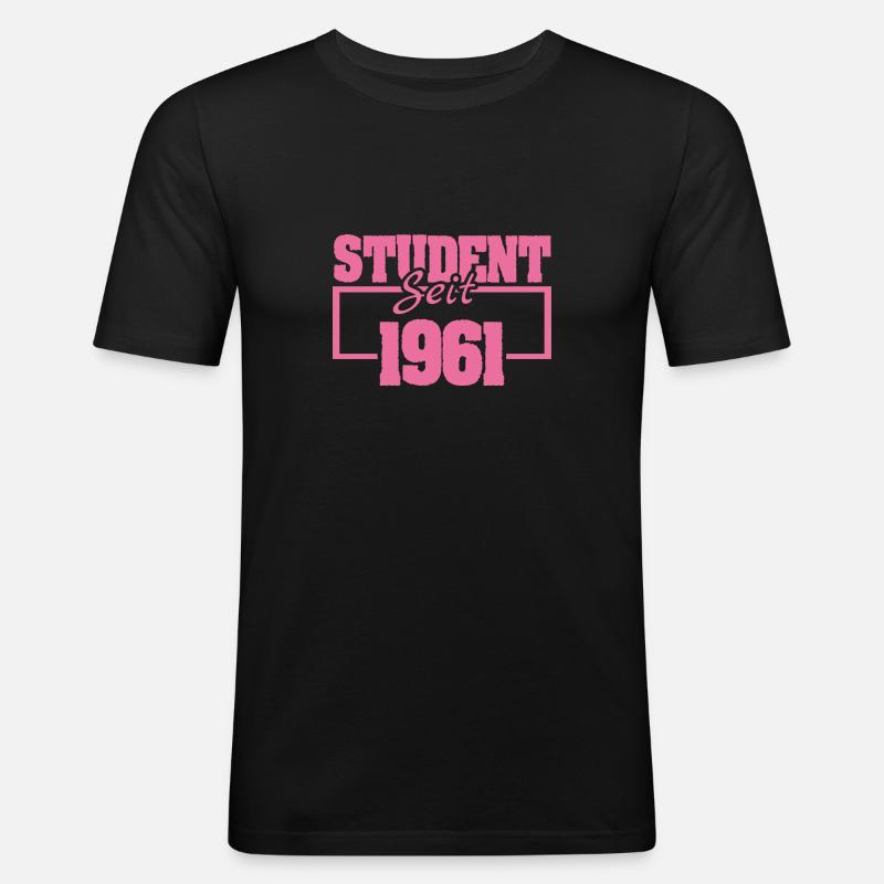 seit 1961 - Männer Slim Fit T-Shirt - Schwarz