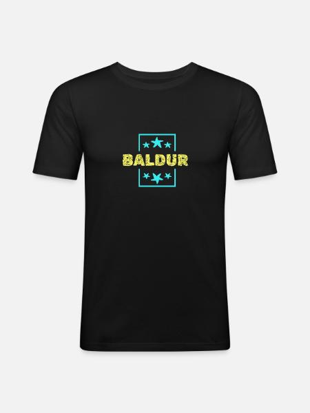 Baldur as Baldur - Men's Slim Fit T-Shirt - black