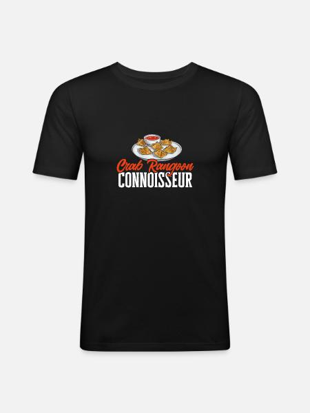 Krabben Rangoon Crab Rangoon - Men's Slim Fit T-Shirt - black