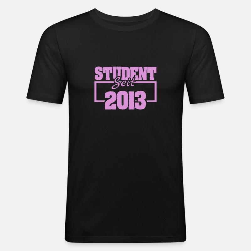 seit 2013 - Männer Slim Fit T-Shirt - Schwarz