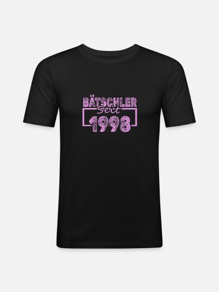 Bachelor 1998 - Men's Slim Fit T-Shirt - black
