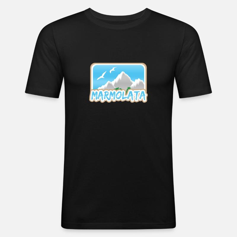 Marmolada as Marmolada - Men's Slim Fit T-Shirt - black