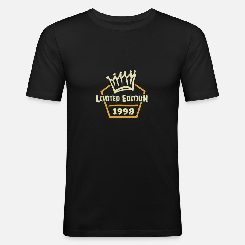 1998 - Männer Slim Fit T-Shirt - Schwarz