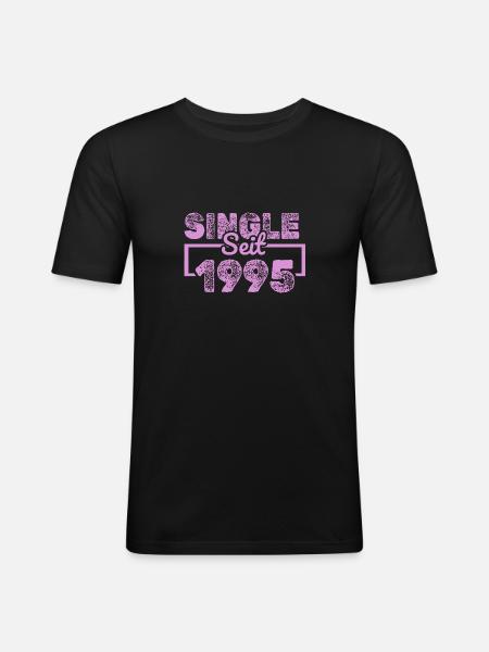seit 1995 - Männer Slim Fit T-Shirt - Schwarz