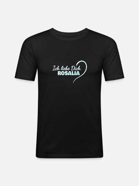 Cadeau pour Rosalia - T-shirt près du corps Homme - noir