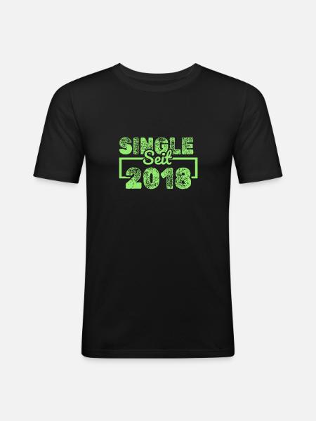 since 2018 - Men's Slim Fit T-Shirt - black