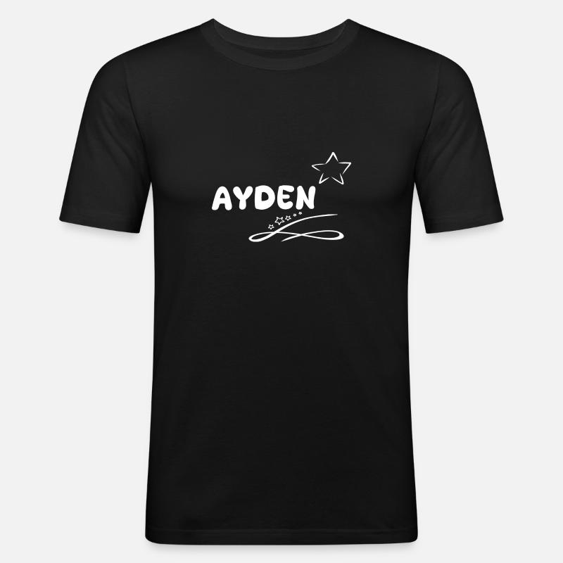 Gift for Ayden - Men's Slim Fit T-Shirt - black