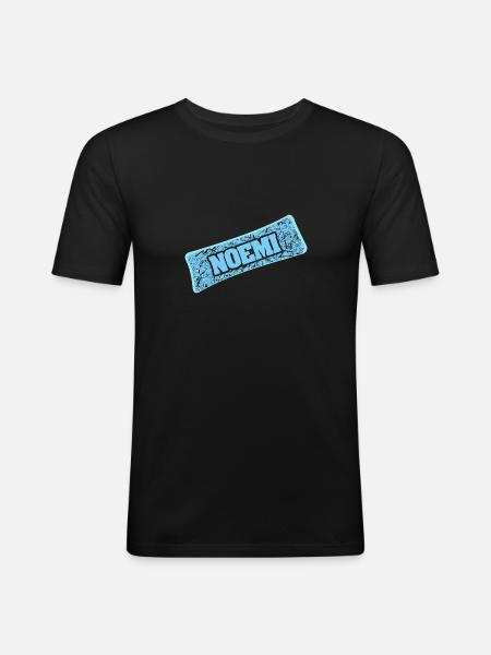 Gift for Noemi - Men's Slim Fit T-Shirt - black