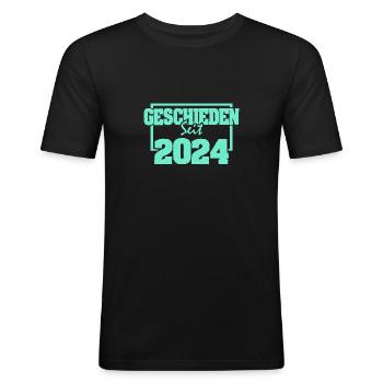Single 2024 - Men's Slim Fit T-Shirt - black - Front - Nik (191cm)