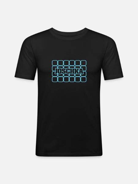 Men's name Joschka - Men's Slim Fit T-Shirt - black