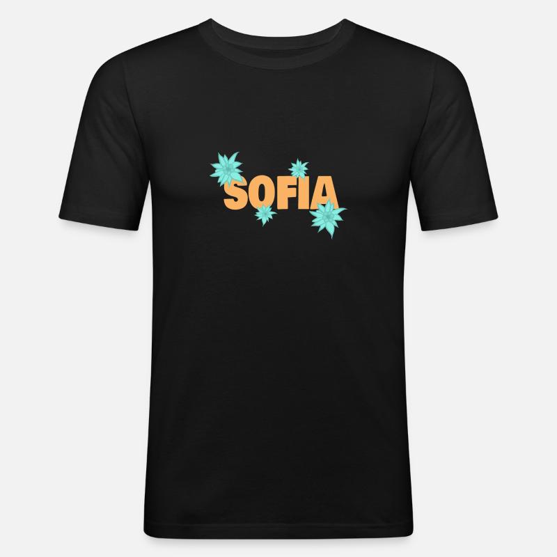 Gift for Sofia - Men's Slim Fit T-Shirt - black