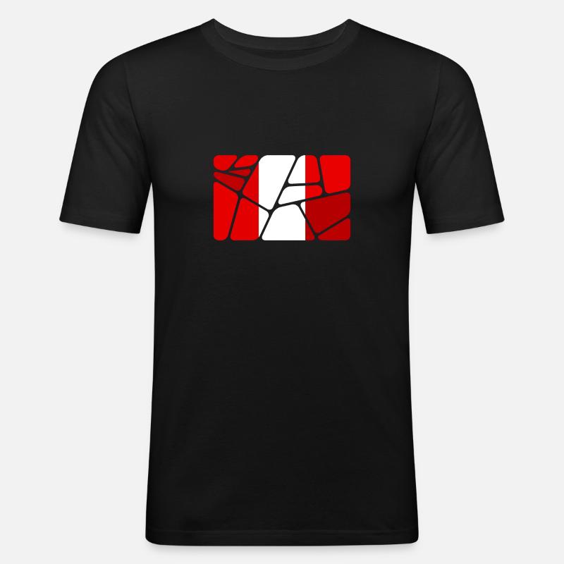Peru Peru - Men's Slim Fit T-Shirt - black