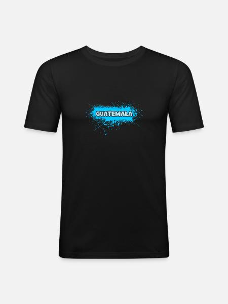 Guatemala - Men's Slim Fit T-Shirt - black