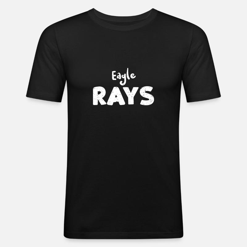 Eagle Rays - Diving - Men's Slim Fit T-Shirt - black