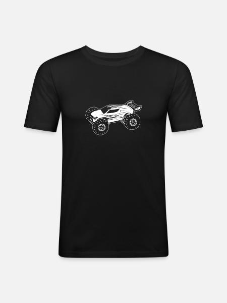 RC Car Remote Control Car - Men's Slim Fit T-Shirt - black
