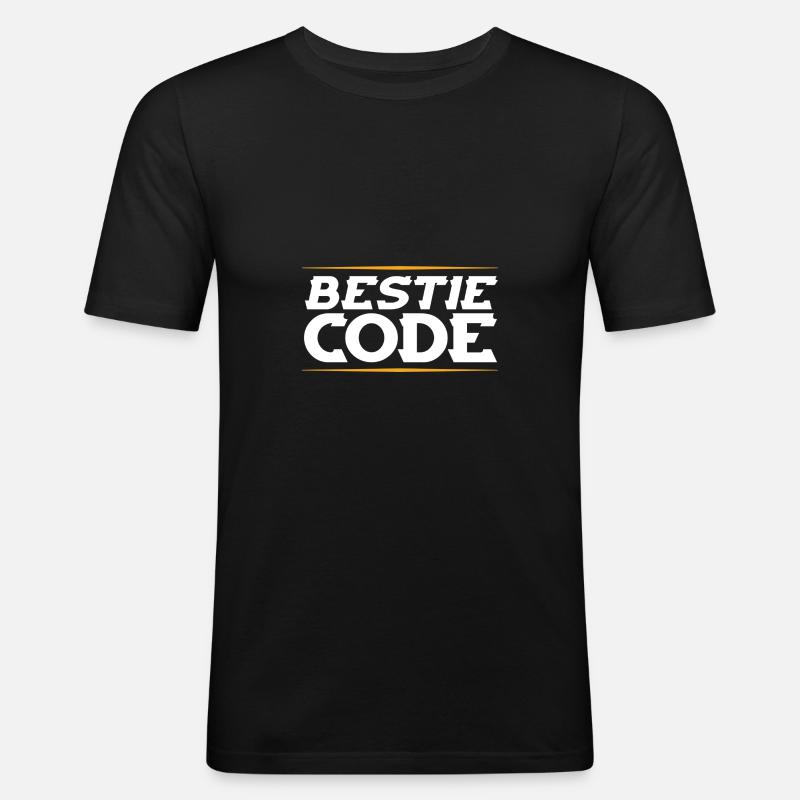Beast Code - Men's Slim Fit T-Shirt - black