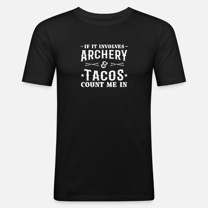 Archery Archery Bow - Men's Slim Fit T-Shirt - black