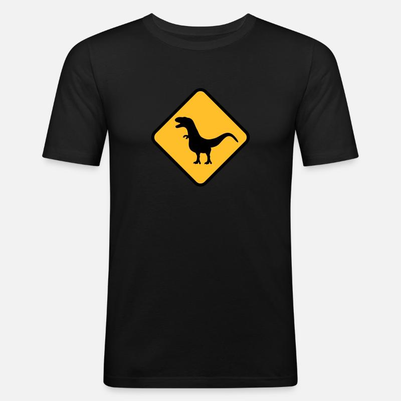 trex - T-shirt près du corps Homme - noir