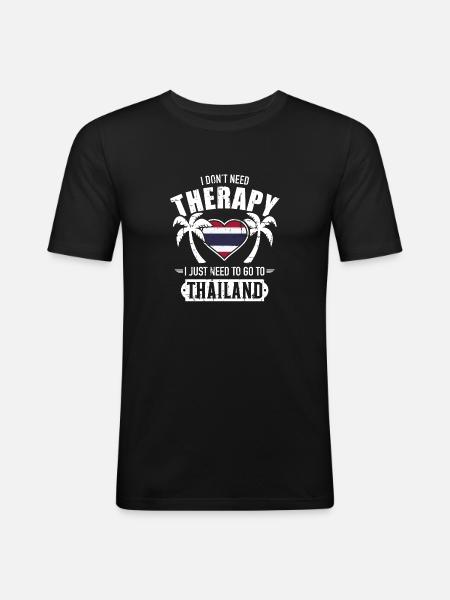 Thailand - Men's Slim Fit T-Shirt - black