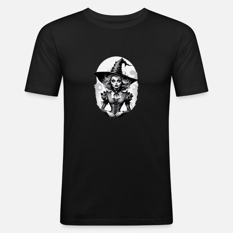 Classic Witch 2 - Men's Slim Fit T-Shirt - black