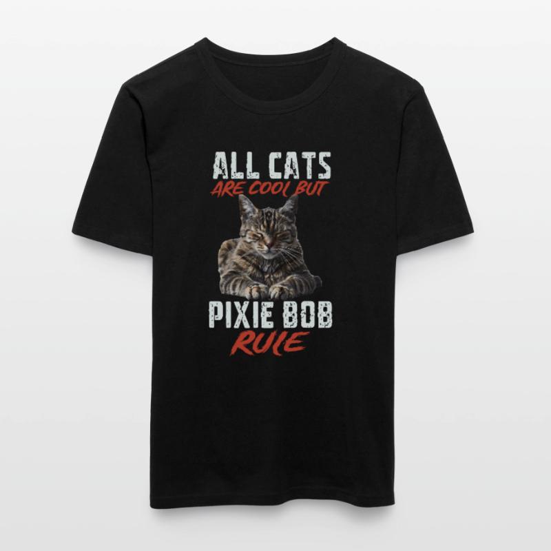 Pixie bob Männer Slim Fit T-Shirt