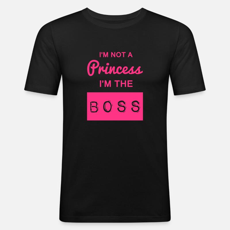 Boss - Maglietta aderente da uomo - nero