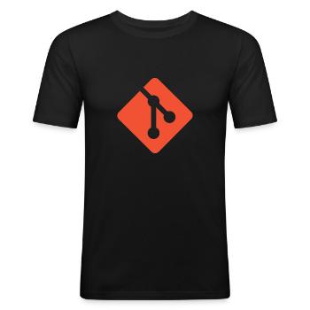 Programming gift - Men's Slim Fit T-Shirt - black - Front - Nik (191cm)